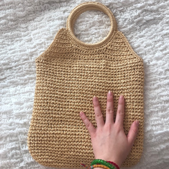 vintage retro straw purse - Picture 4 of 4